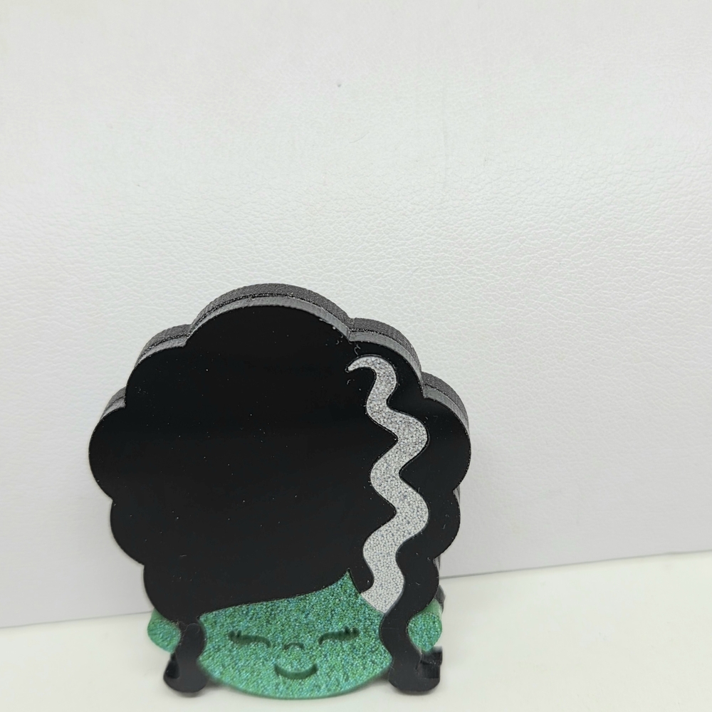 Bride Of Frakenstein Acrylic Brooch